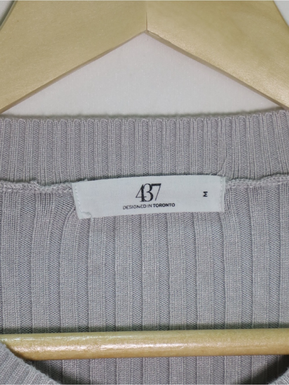 437 Gaia Cardigan | Grey Size Medium - Picture 7 of 9